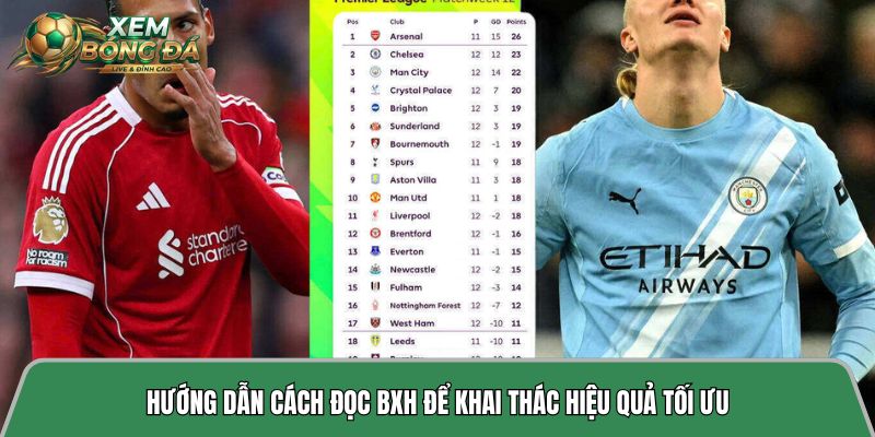 Hướng dẫn cách đọc BXH để khai thác hiệu quả tối ưu