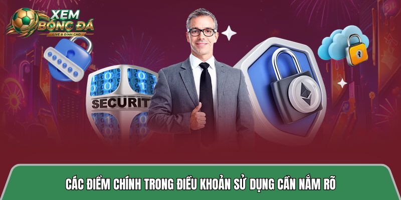 Các điểm chính trong điều khoản sử dụng cần nắm rõ