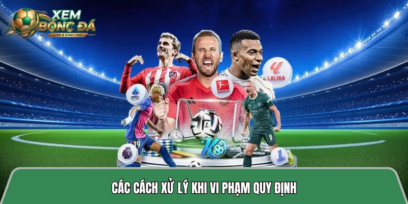 Các cách xử lý khi vi phạm quy định