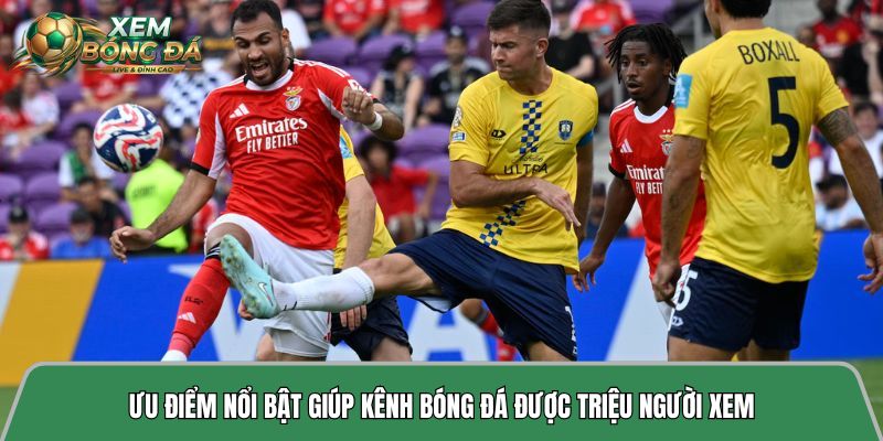 Ưu điểm nổi bật giúp kênh bóng đá được triệu người xem